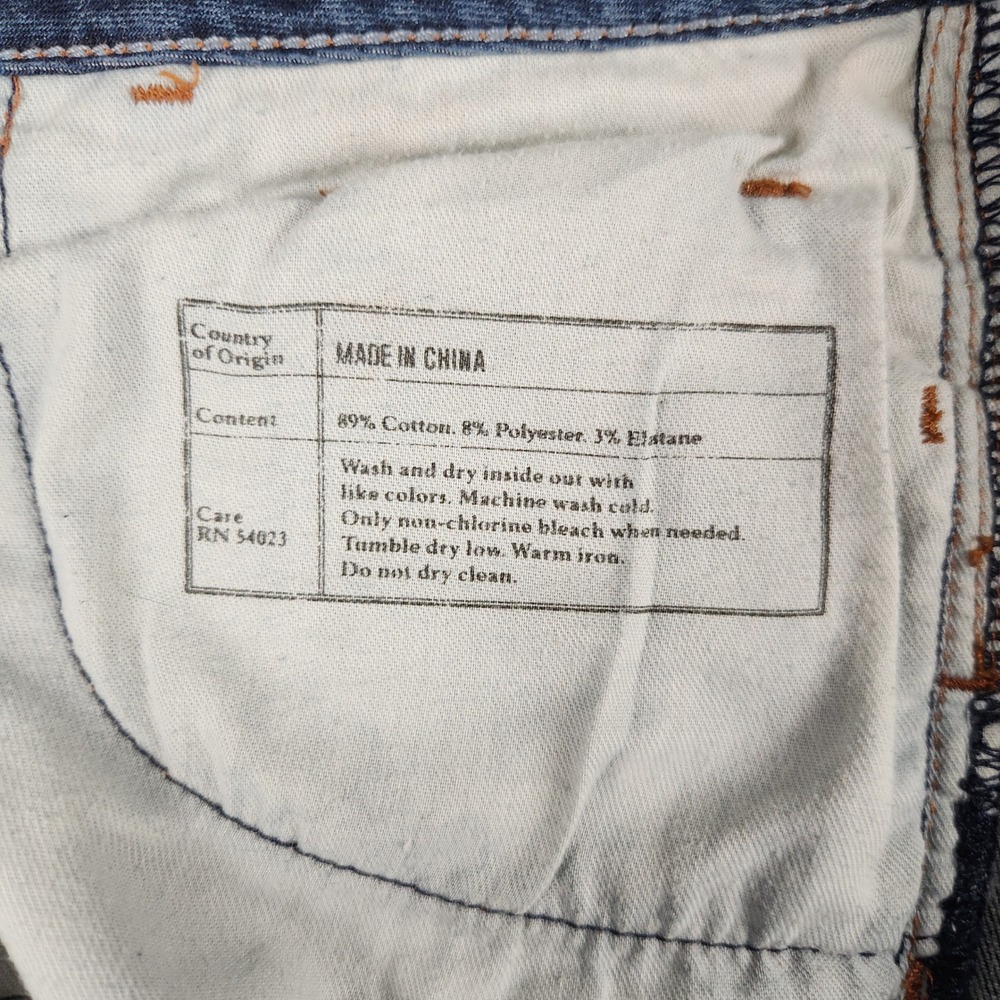 Banana Republic Jean Skinny Shorts Womens 29P Blue Denim Cotton Stretch Raw Hem - Picture 8 of 9